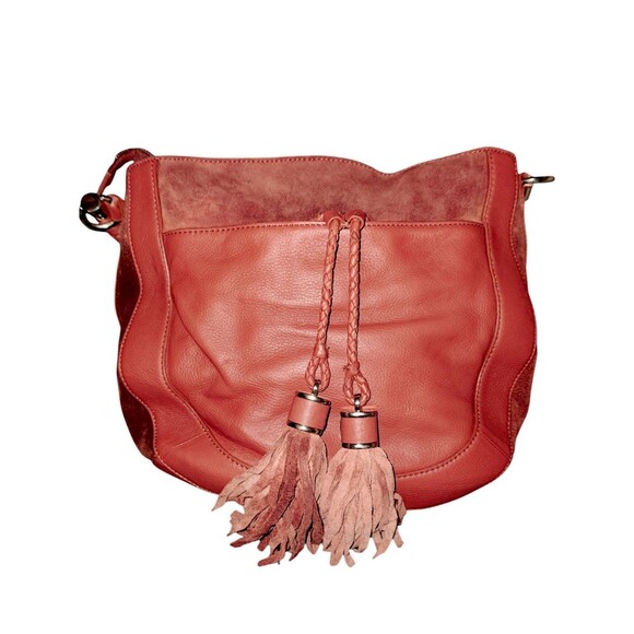 Ted Baker PARCIA Braided handle Leather Burnt Sienna Bohemian Large Hobo Bag - Picture 11 of 12